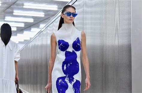 yves klein blue dress